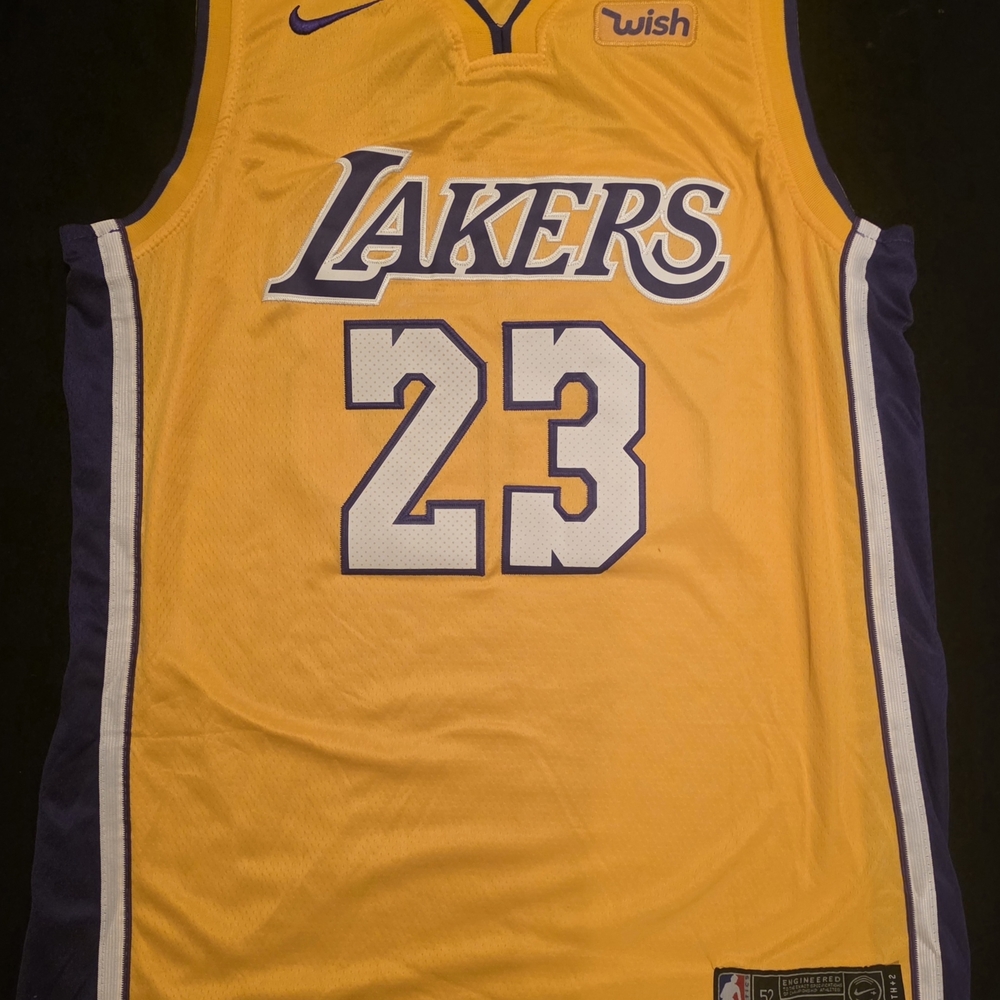 Lebron James Lakers Jersey Size 52